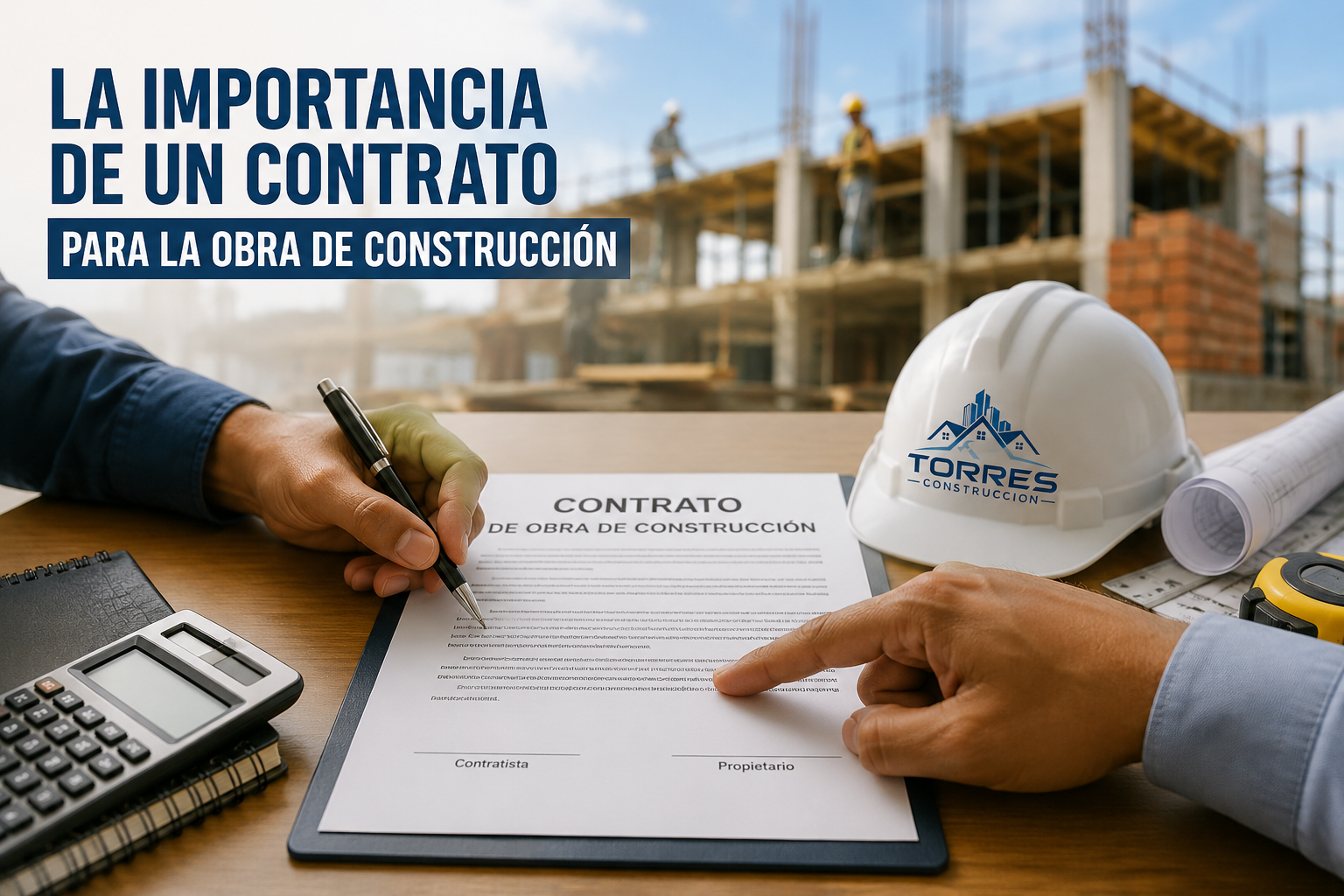 La Importancia De Un Contrato Para La Obra De Construcción