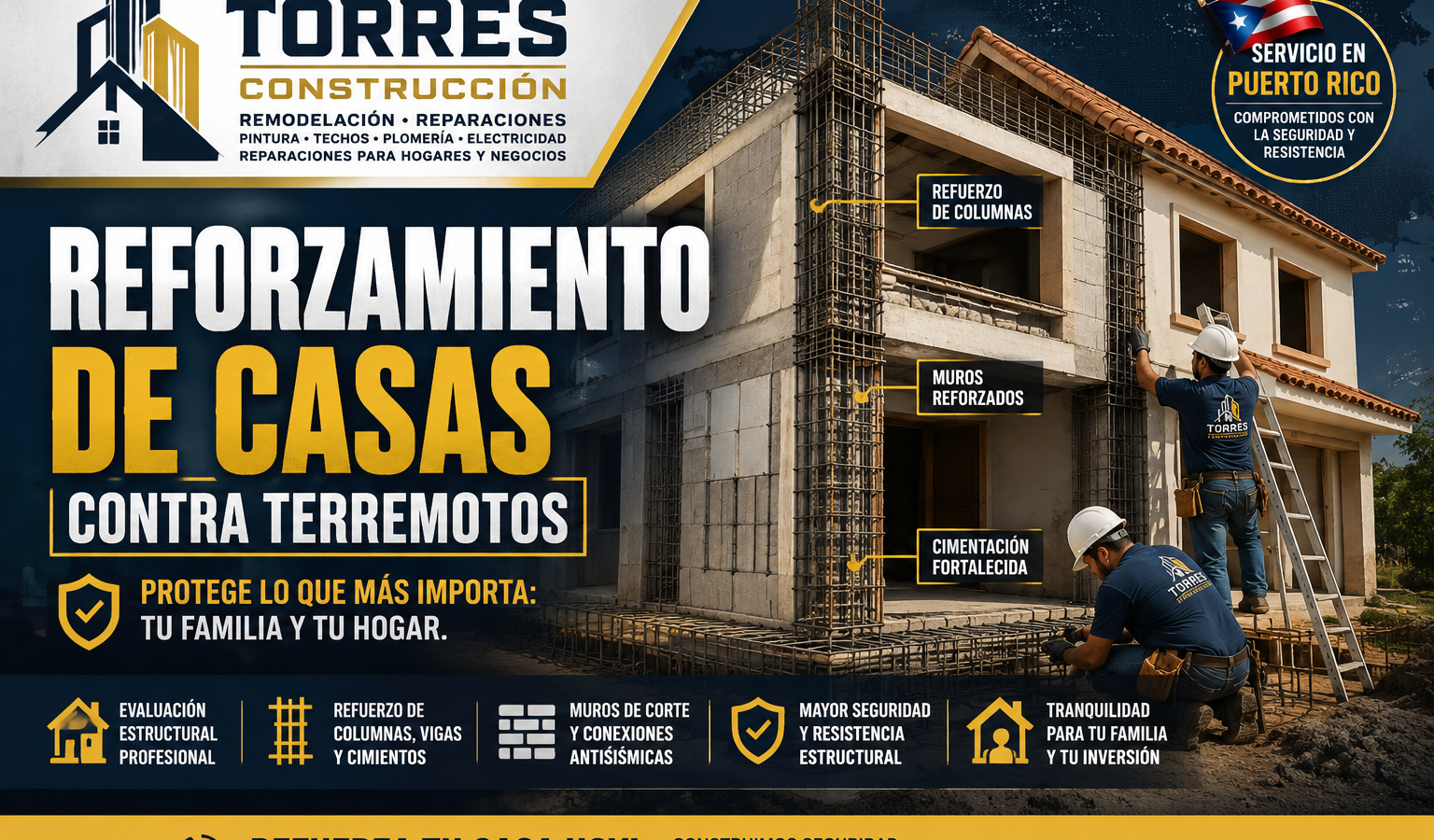 Reforzamiento De Casas Contra Terremotos torresconstruccion